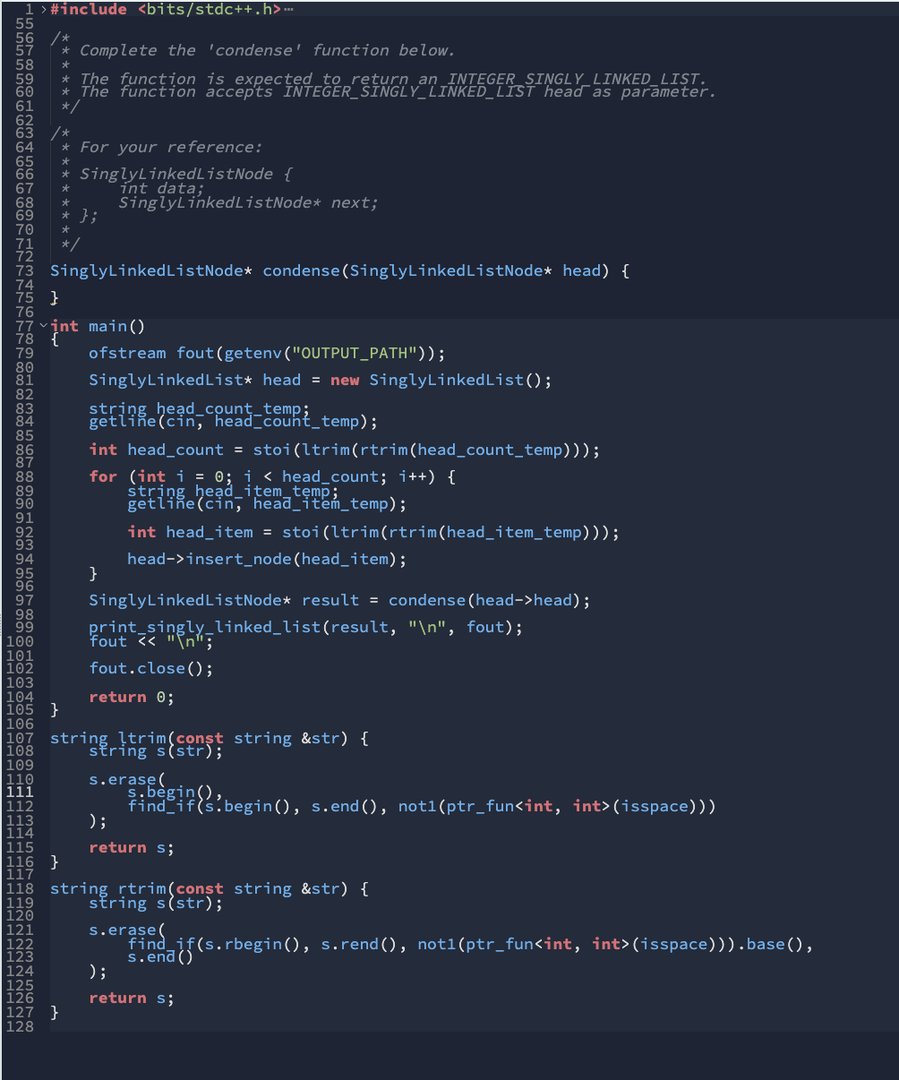 Solved Given a list of integers, remove any nodes that have | Chegg.com