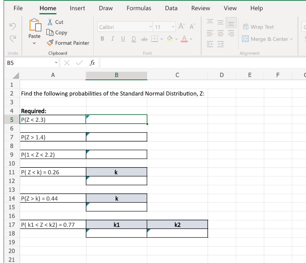 Solved Can you please provide the answers with the Excel | Chegg.com