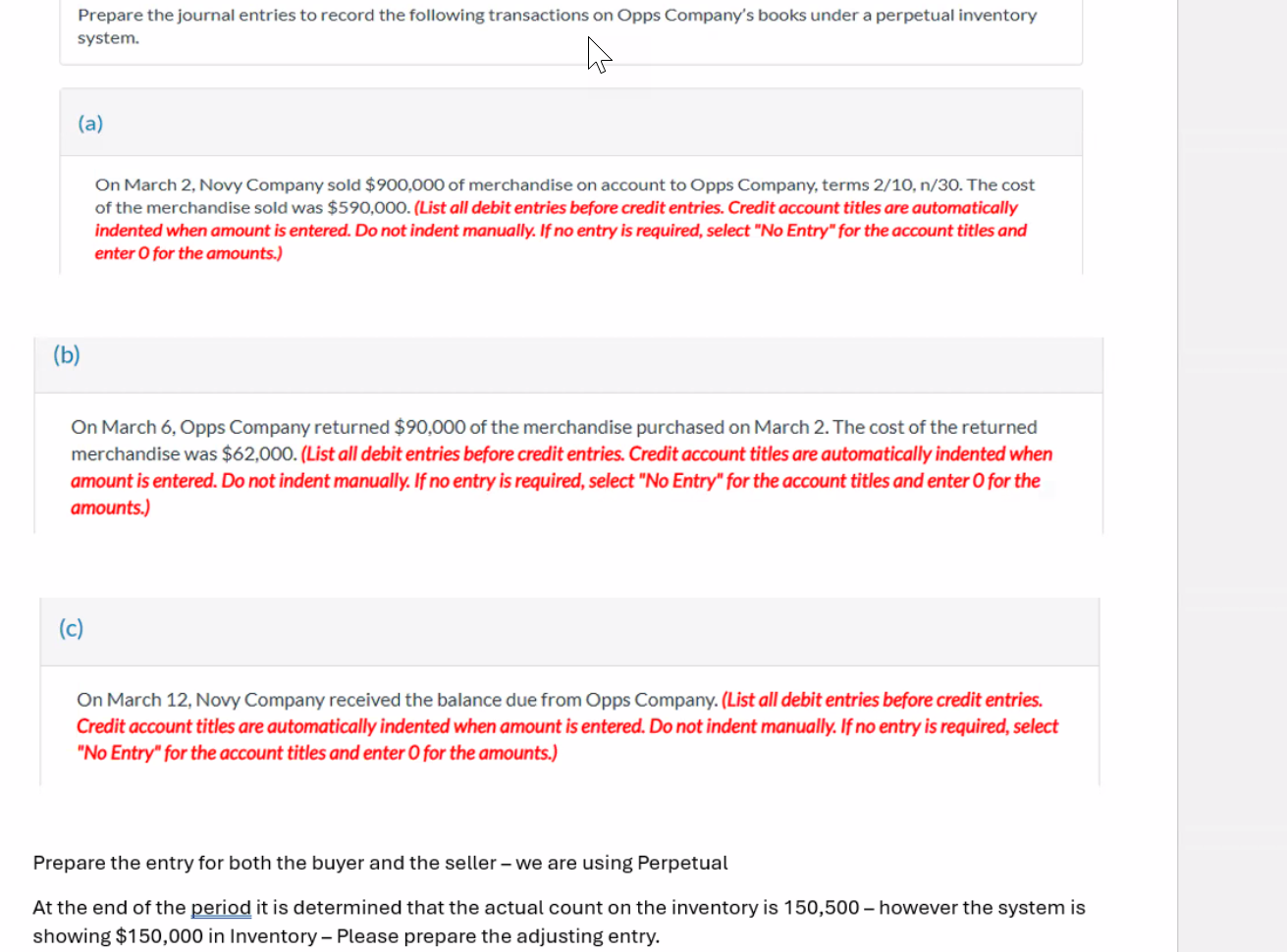 Solved Prepare the journal entries to record the following | Chegg.com