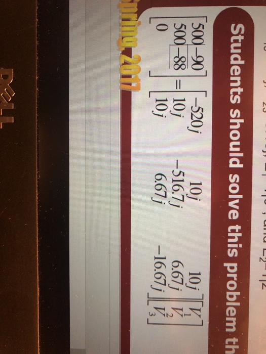 Solved 2 Students should solve this problem th 500-901 | Chegg.com