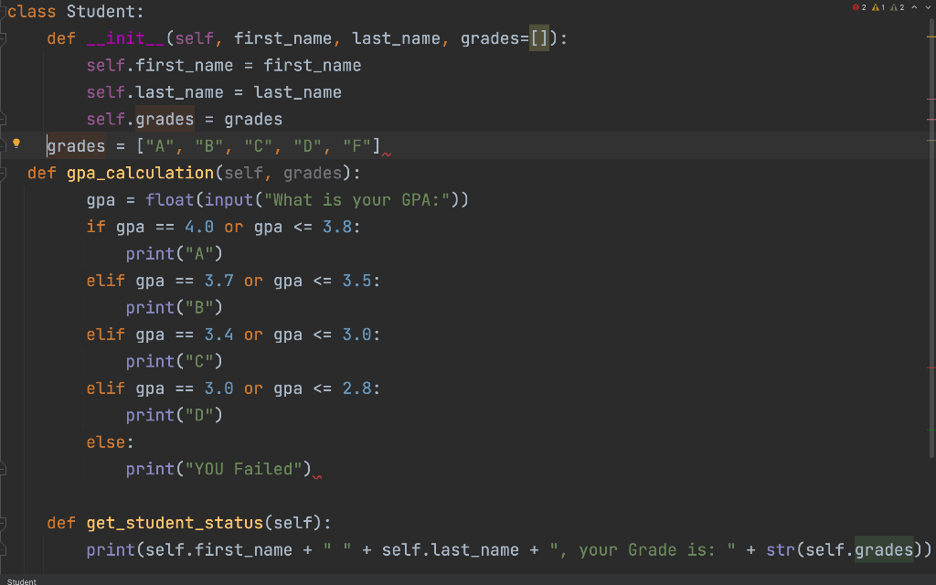 Solved In python what is wrong with this code? we have to | Chegg.com