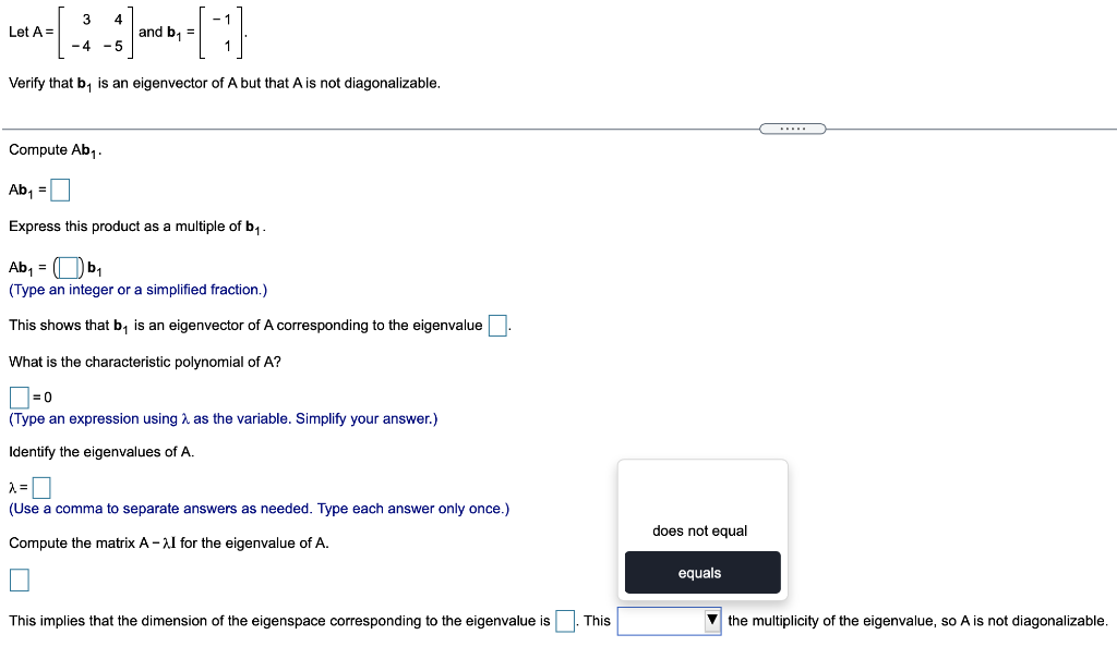 Solved Let A= 3 4 -4 -5 And B = Verify That By Is An | Chegg.com