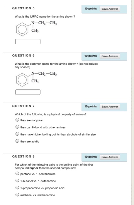 Solved QUESTION 5 10 points Save Answer What is the IUPAC | Chegg.com