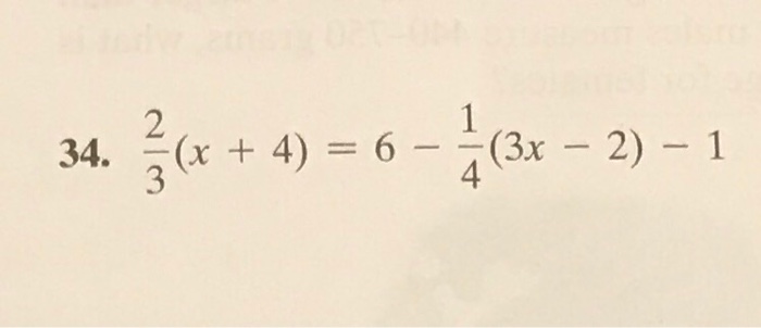 3 1 2x )= 4 6x