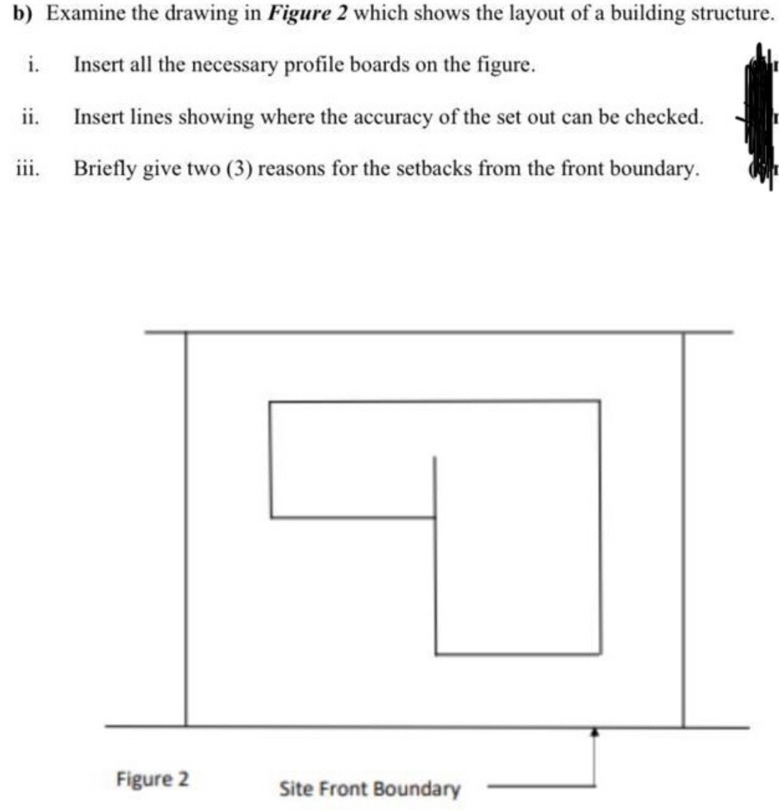 Solved B) ﻿Examine The Drawing In Figure 2 ﻿which Shows The | Chegg.com