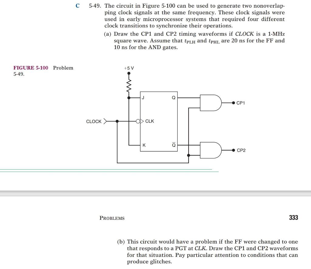 Solved с 5-49. The circuit in Figure 5-100 can be used to | Chegg.com