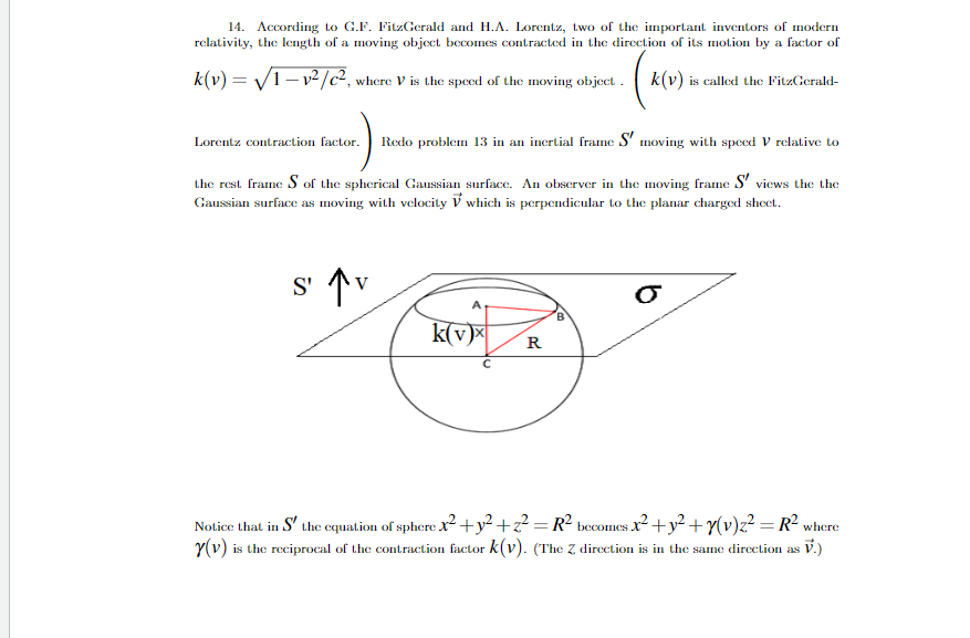 Solved 13. Shown in the figure is a spherical Gaussian | Chegg.com