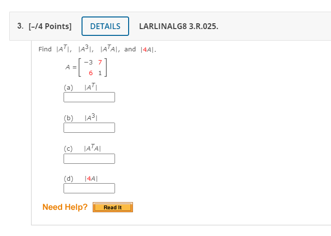 Solved linear algebra please answer both of the question | Chegg.com