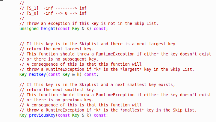 Iirements Fill in SkipList.hpp Your implementation | Chegg.com