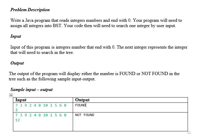 Solved Java Tree Please apply string datatype for this | Chegg.com