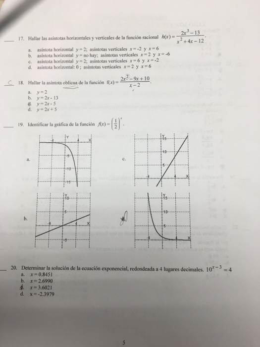 Solved Hallar las asintotas horizontales y verticales de la | Chegg.com