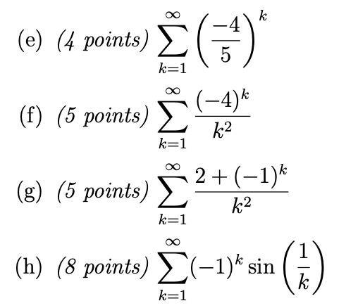 Solved 12 Determine If The Following Series Converge Abs Chegg Com