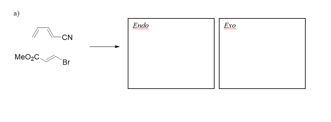 Solved Assuming the below Diels-alder reactions follow | Chegg.com