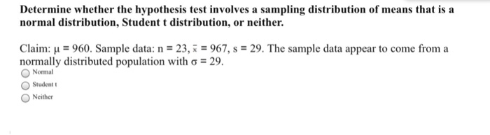 Solved Determine whether the hypothesis test involves a | Chegg.com