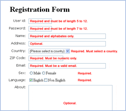 Solved Based on the registration form page below, | Chegg.com
