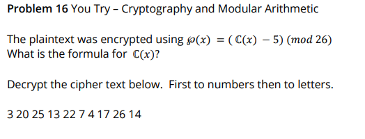 solved-problem-16-you-try-cryptography-and-modular-chegg