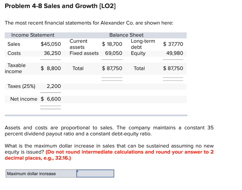 solved-problem-4-8-sales-and-growth-lo2-the-most-recent-chegg