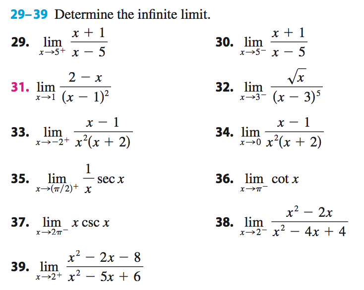 solved-29-39-determine-the-infinite-limit-x-1-29-lim-x-chegg