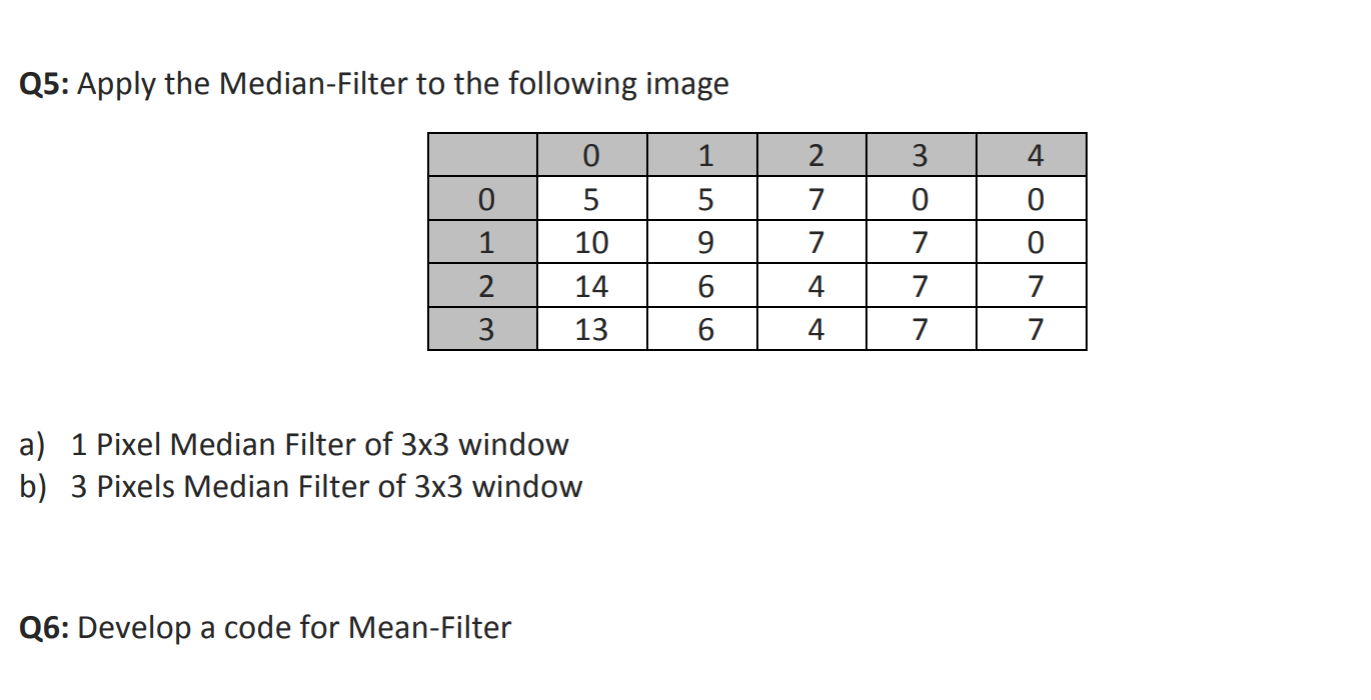 Solved (Assignment) Q/Apply The Following Filters On The,, 45% OFF
