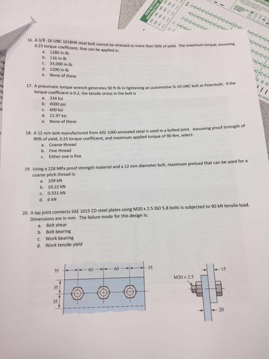 M20 Fine Thread Bolt Torque informacionpublica.svet.gob.gt