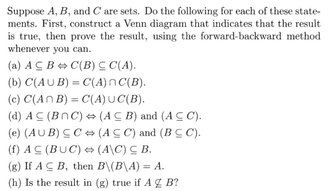 Solved Real Analysis Please Show Each Step And How You Got | Chegg.com