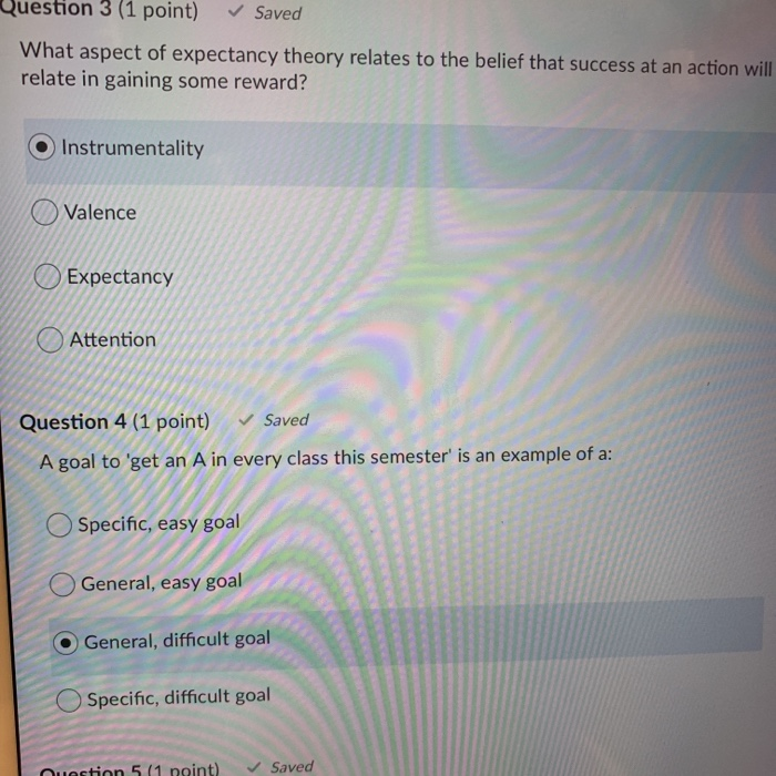 Solved Question 1 1 Point Saved Which Of The Following Is