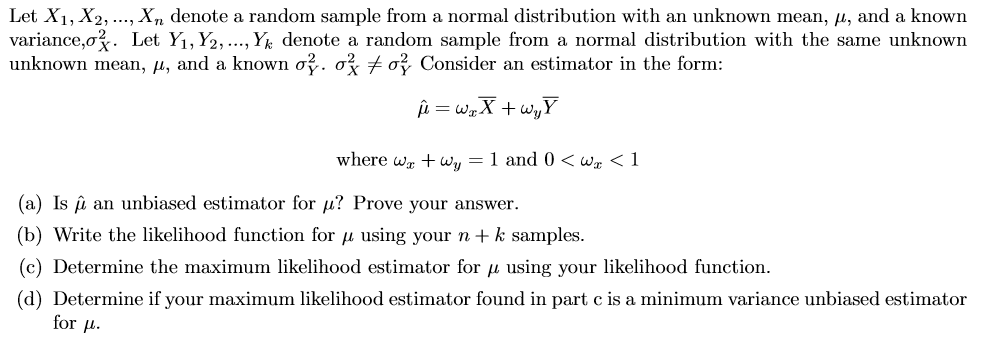 Let X1 X2 Denote A Random Sample From A Chegg Com