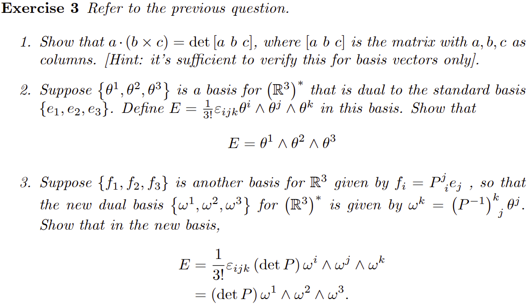 Solved Exercise 2 Define the alternating symbol εijk (we can | Chegg.com