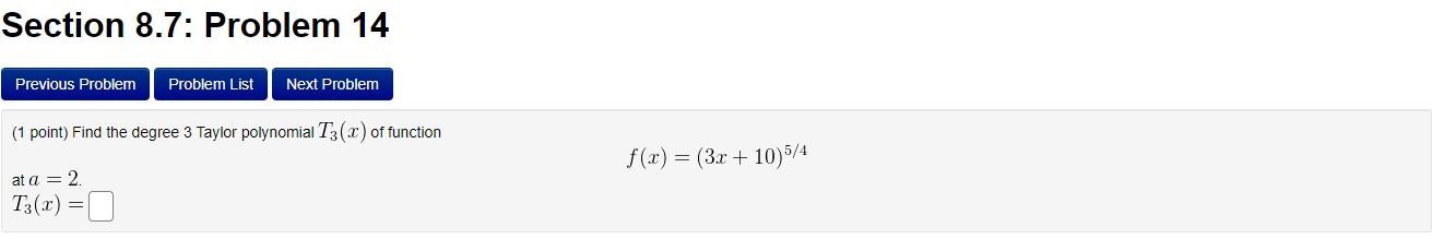 Solved Section 8.7: Problem 10 Previous Problem Problem List | Chegg.com