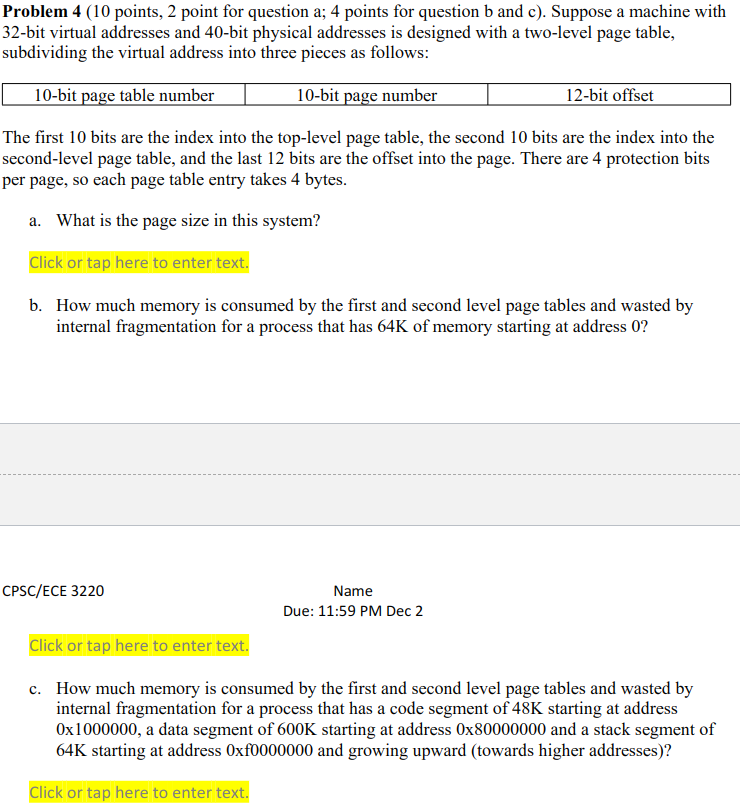Solved Problem 4 ( 10 points, 2 point for question a;4 | Chegg.com