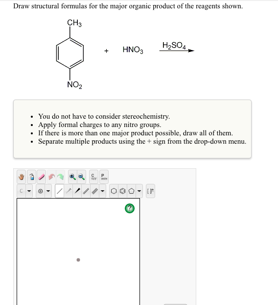 Solved Draw Structural Formulas For The Major Organic 2746