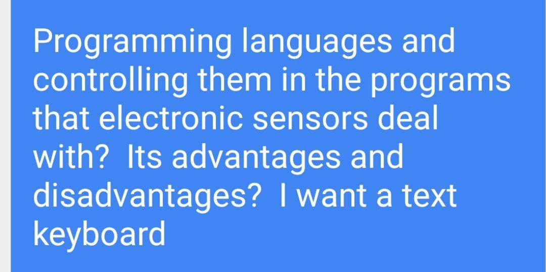 Solved Programming languages and controlling them in the | Chegg.com