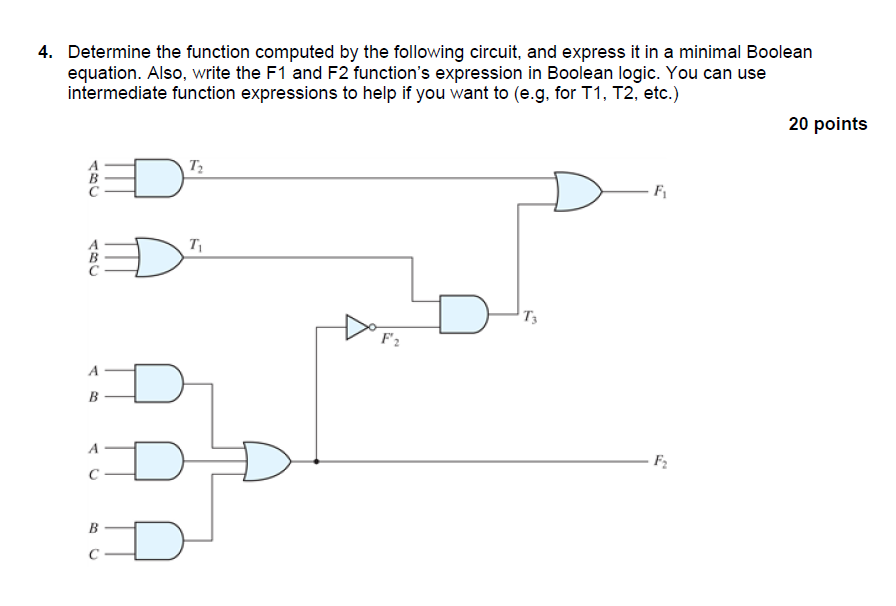 Solved Determine the function computed by the following | Chegg.com