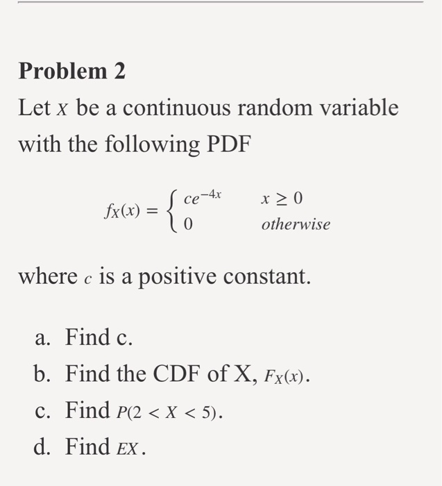 Solved Problem 1 Consider two random variables x and y with | Chegg.com