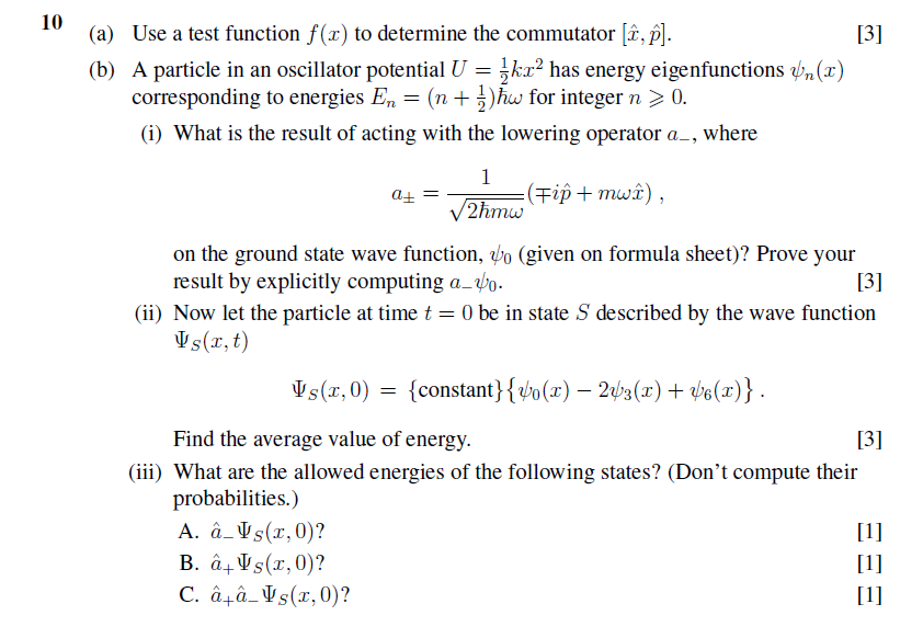 Solved 10 3 A Use A Test Function F X To Determine The Chegg Com