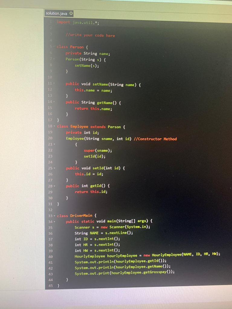 Solved solution.java import java.util.*; //write your code | Chegg.com