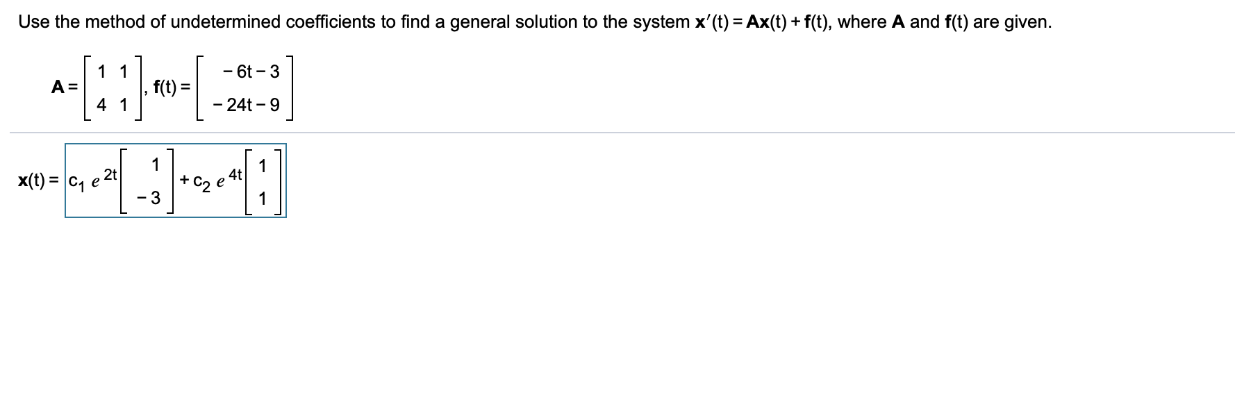 Solved I need help solving this homework. The answer I think | Chegg.com