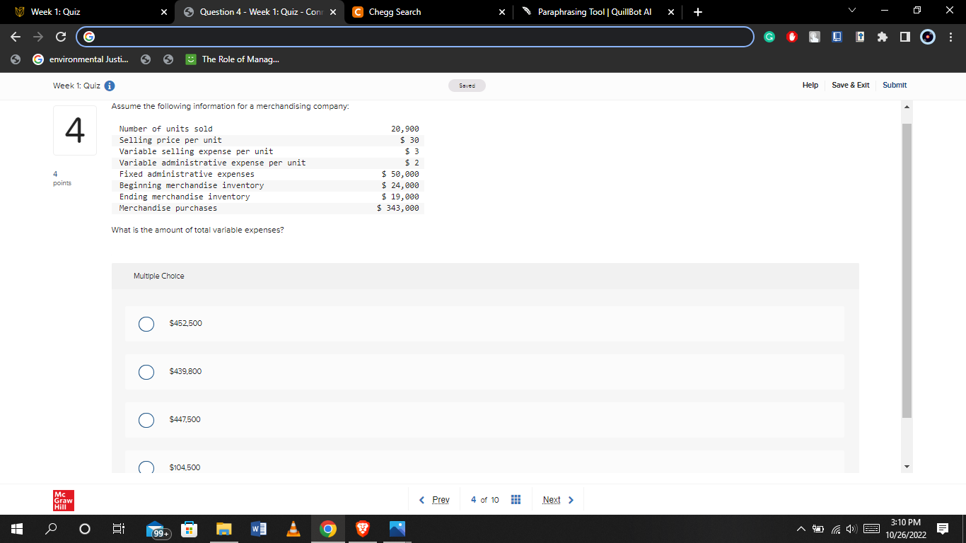 Solved Assume the following information for a merchandising
