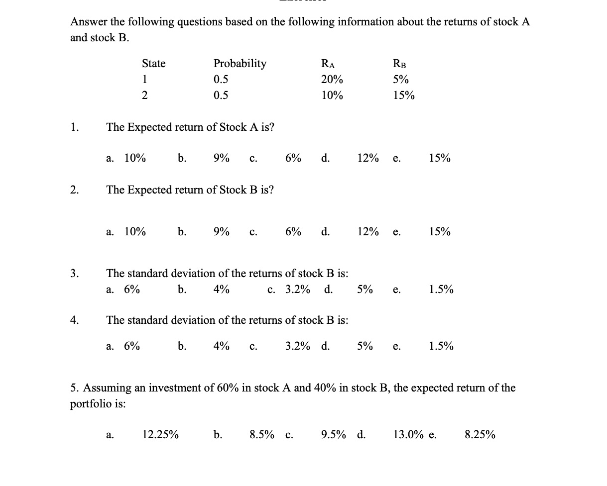 Solved Answer the following questions based on the following | Chegg.com