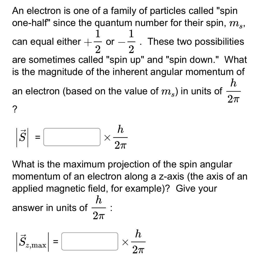 Solved An electron is one of a family of particles called | Chegg.com