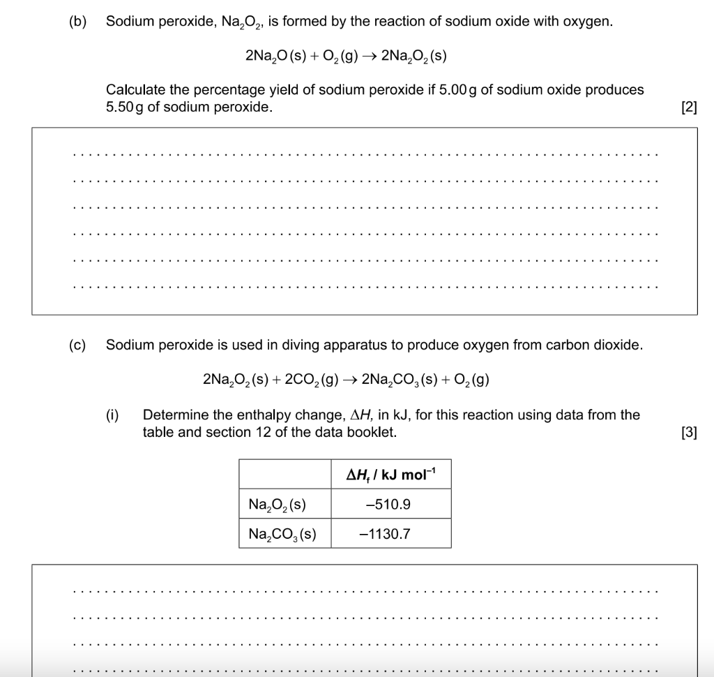 Solved 3. This question is about compounds of sodium. (a) | Chegg.com