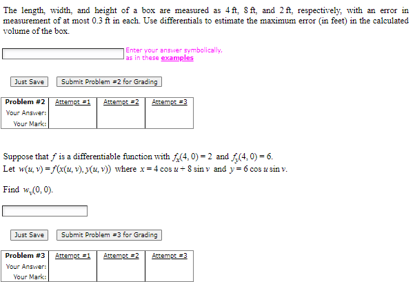 Solved The length, width and height of a box are measured as | Chegg.com