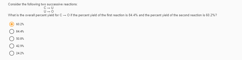 Solved Consider The Following Two Successive Reactions: C - | Chegg.com