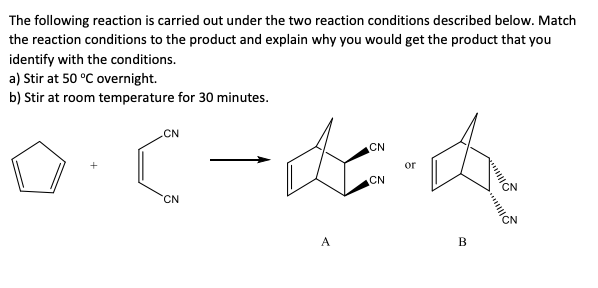 Solved The following reaction is carried out under the two | Chegg.com