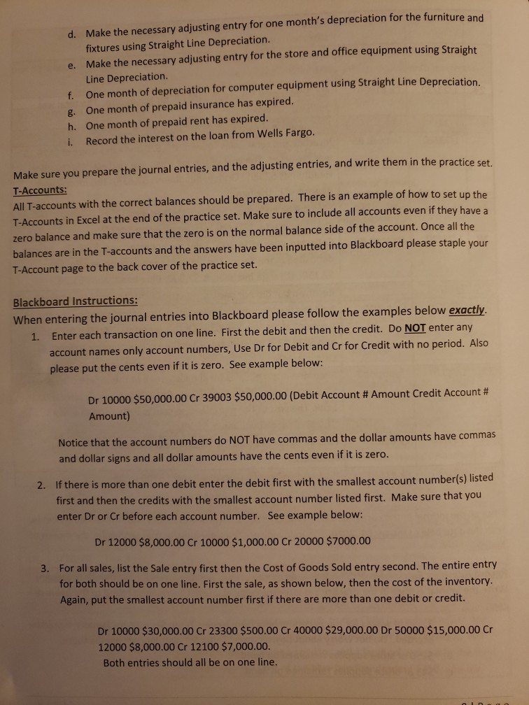 Solved Part One, Two and Three Instructions Record the