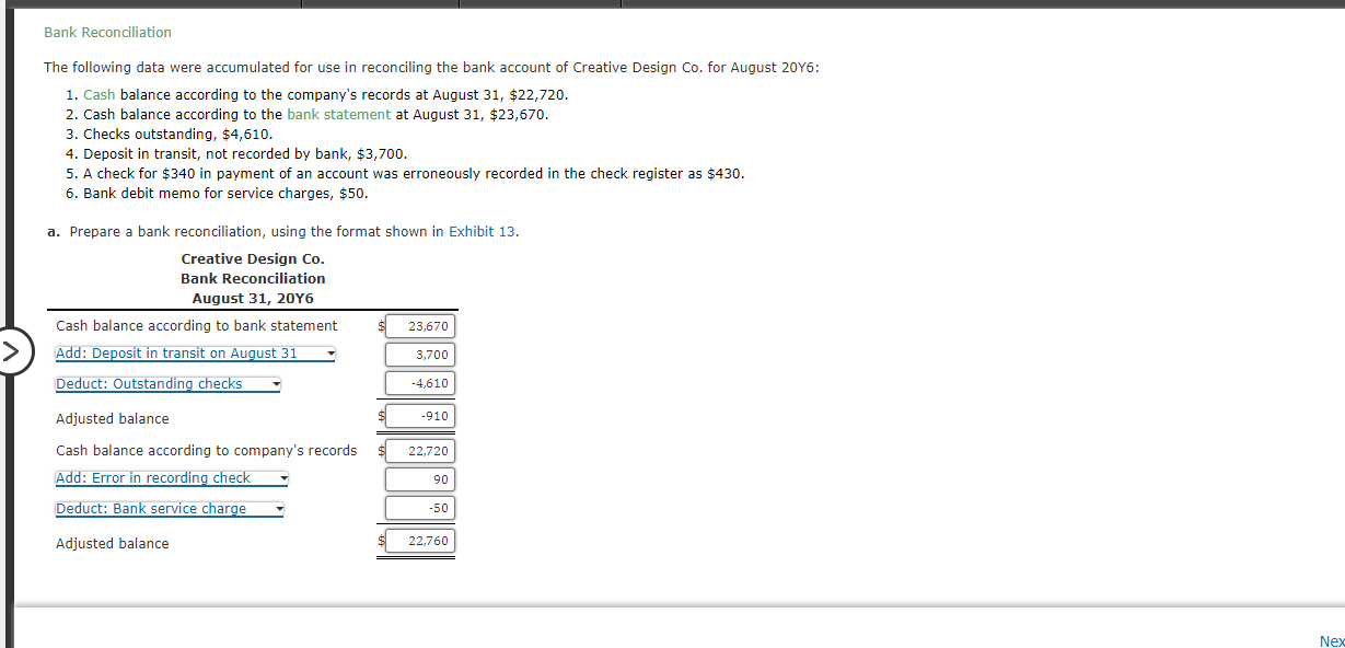 solved-bank-reconciliation-the-following-data-were-chegg