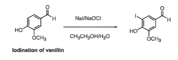 Solved Iodination of vanillin | Chegg.com