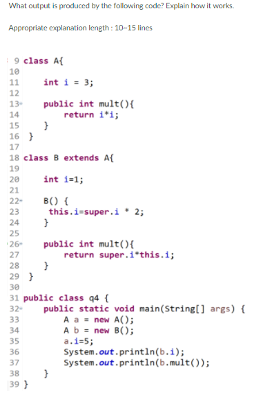Solved What output is produced by the following code? | Chegg.com