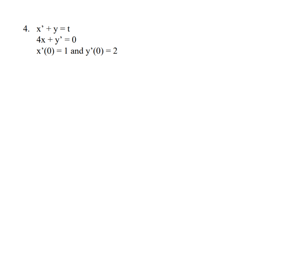 y = 0 4x