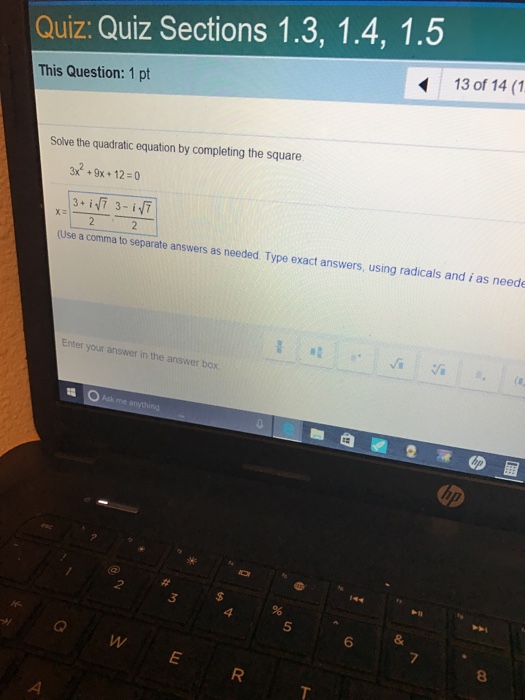 x 2 3x 1 0 solve by completing the square